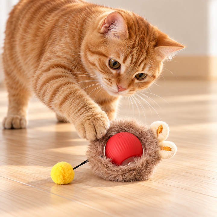 🎁 Automatic Rolling Ball Cat Toy (100% off)