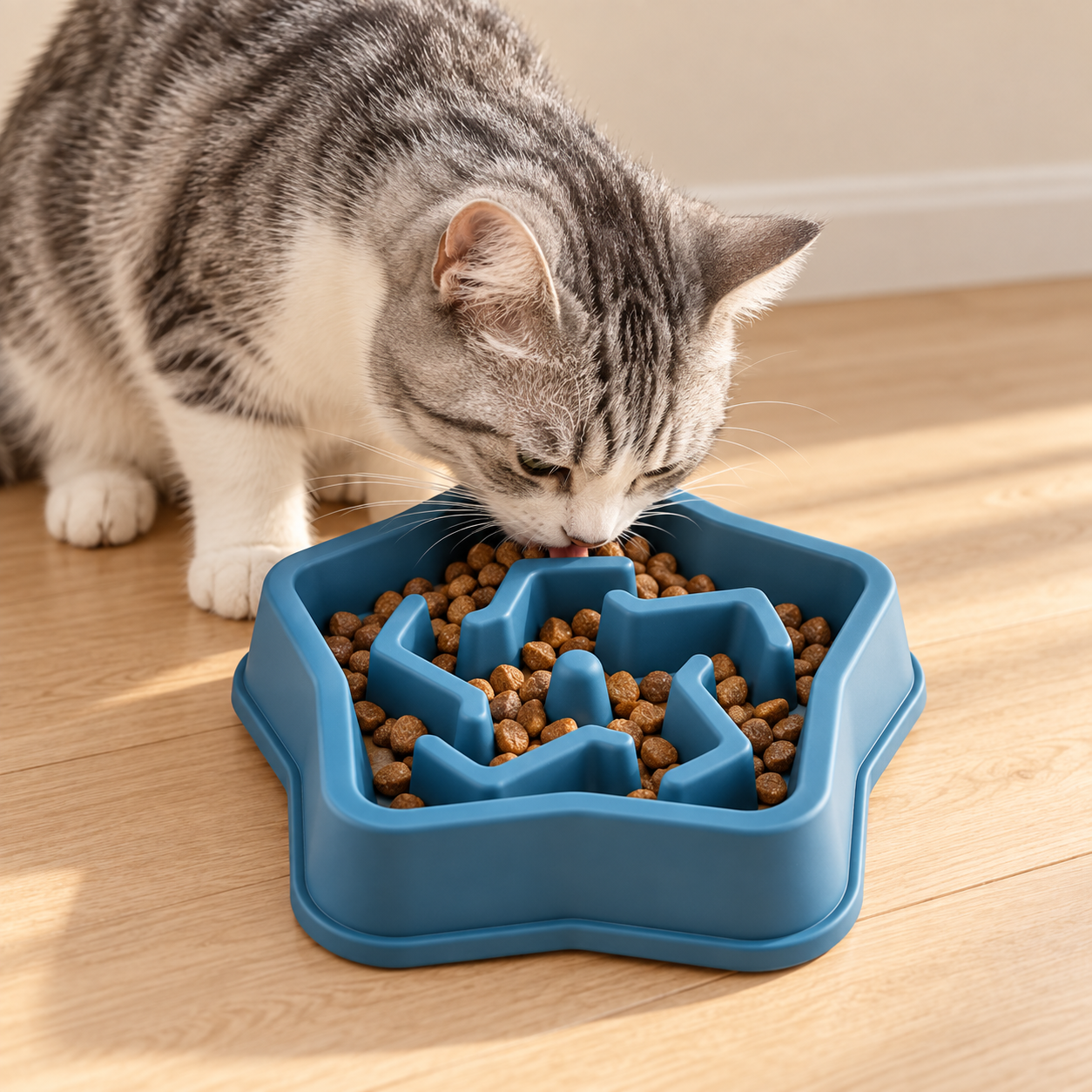 Slow Feeder Bowl for Cats & Dogs