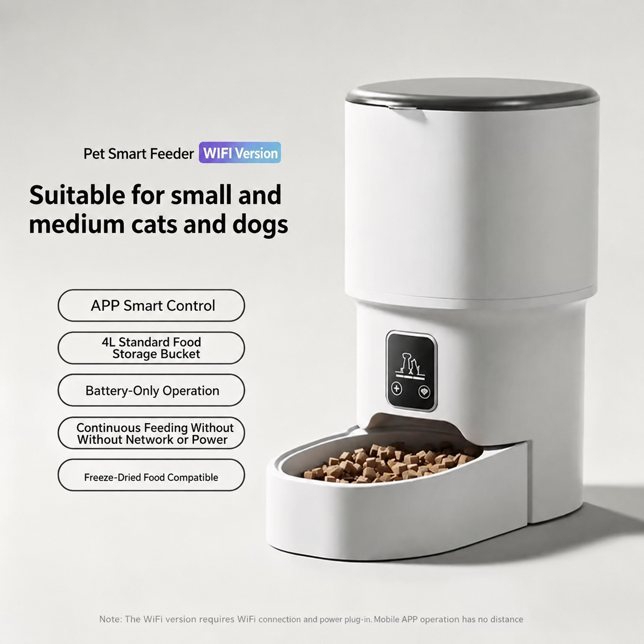 Smart 4L Automatic Pet Feeder