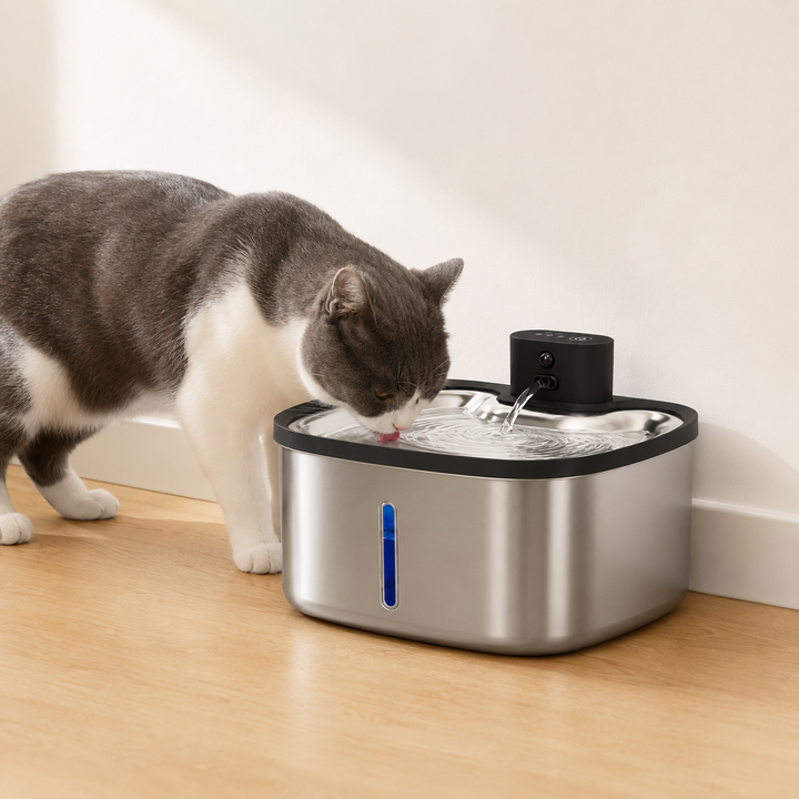 3.5L Cat Water Fountain with 30 Day Battery