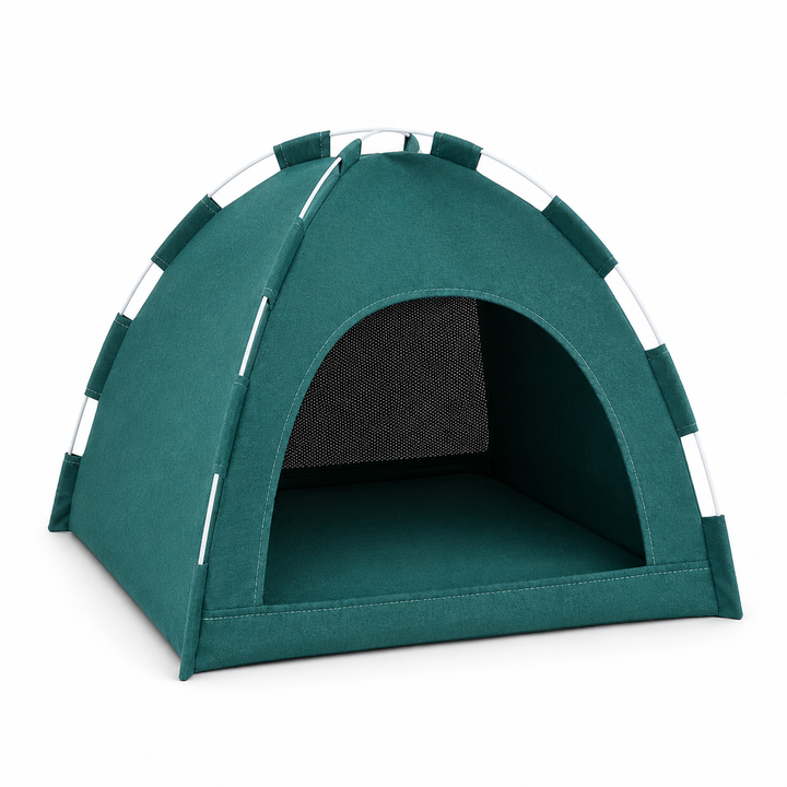 Pop-Up Pet Tent Bed – Cozy Enclosed Cat & Dog House