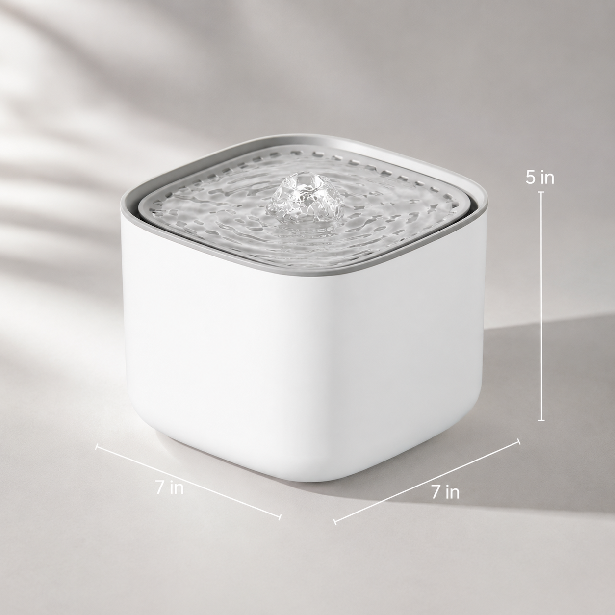 3L Flowing Cat Water Fountain with Auto Recirculating Filter