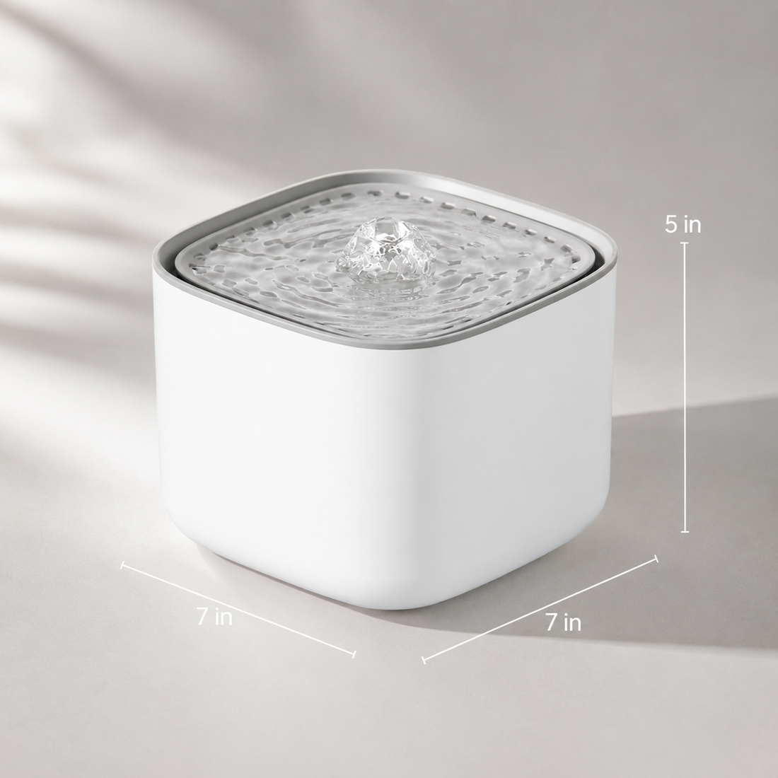 3L Flowing Cat Water Fountain with Auto Recirculating Filter