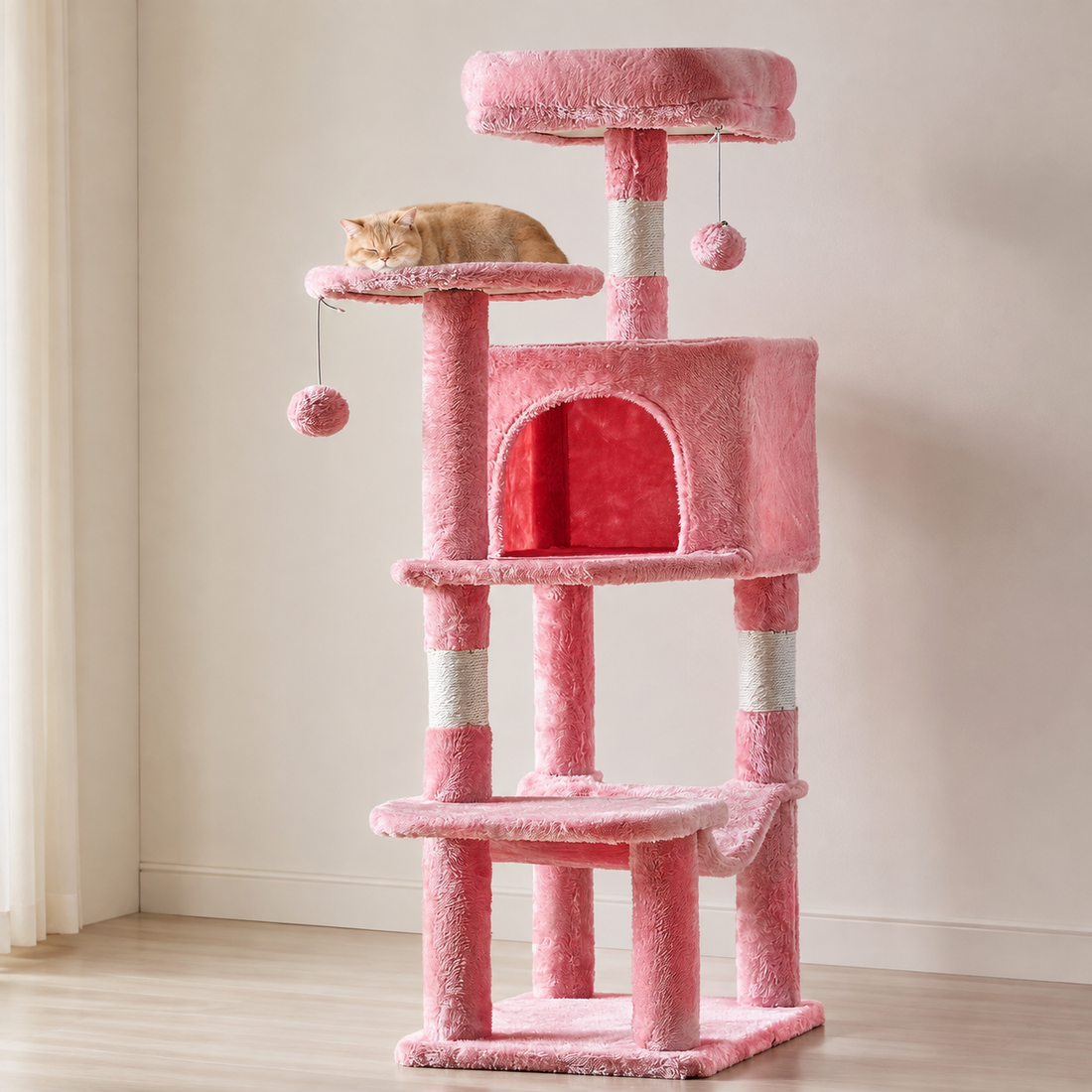 44in Tall Multi-Cat Climbing Tower