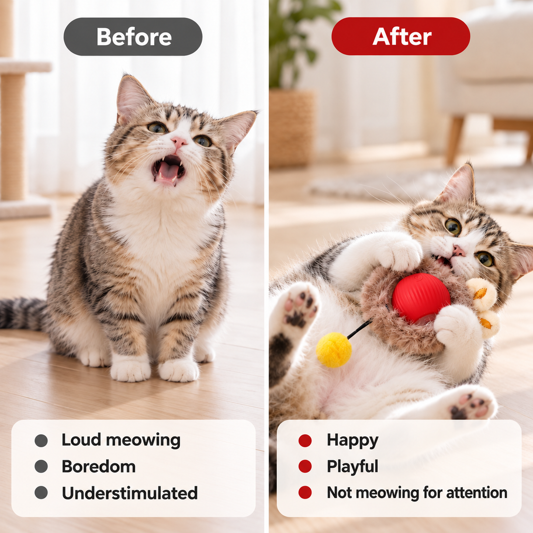 Automatic Rolling Ball Cat Toy