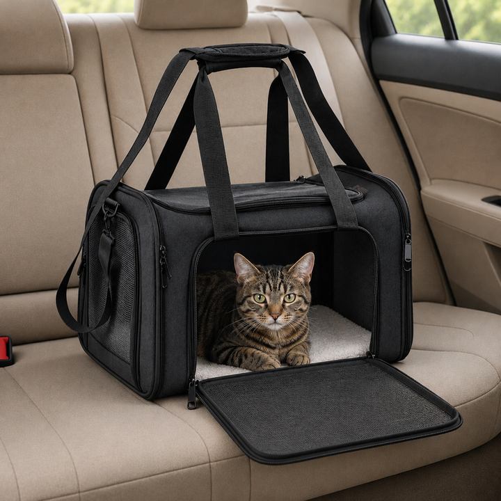 TSA Airline-Approved Soft-Sided Pet Carrier Breathable