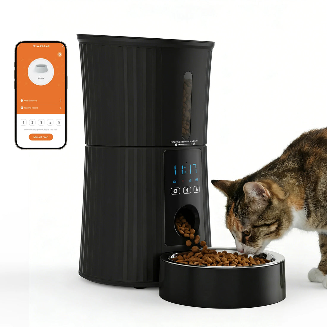 WiFi Automatic Cat Feeder with App Control
