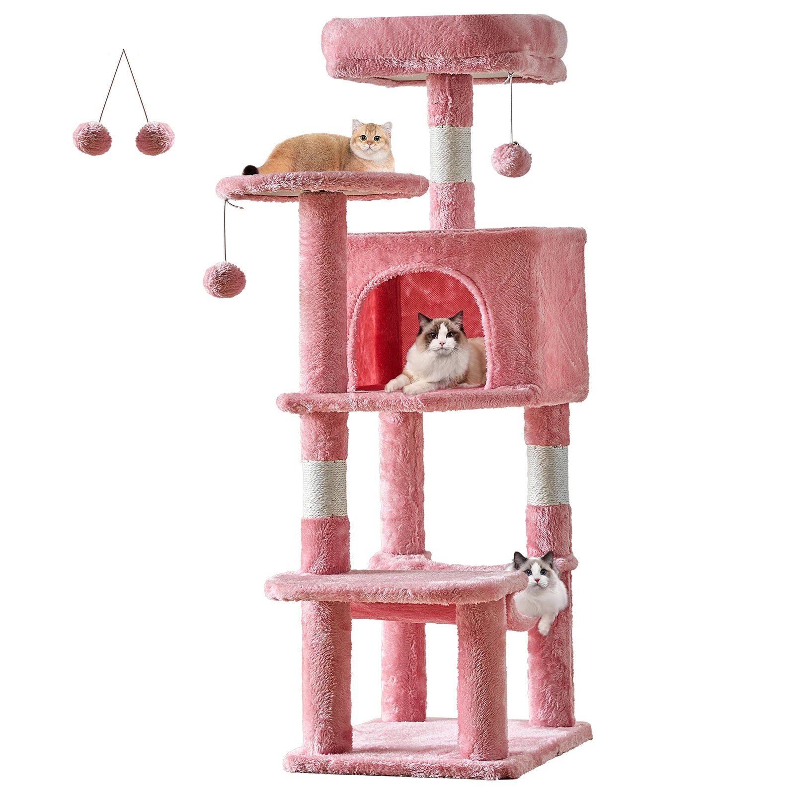 44in Tall Multi-Cat Climbing Tower