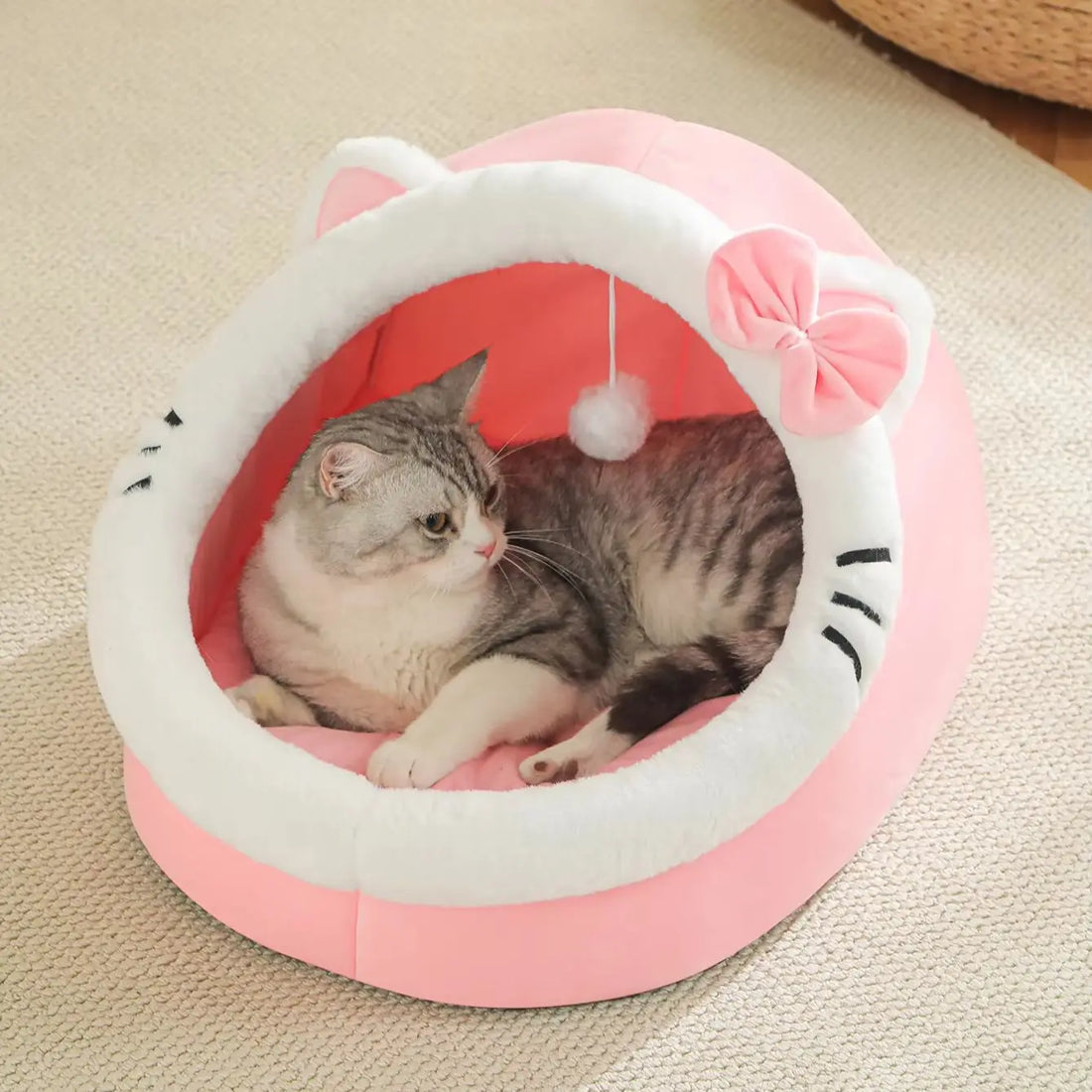 Cave Bed for Cats and Small Pets