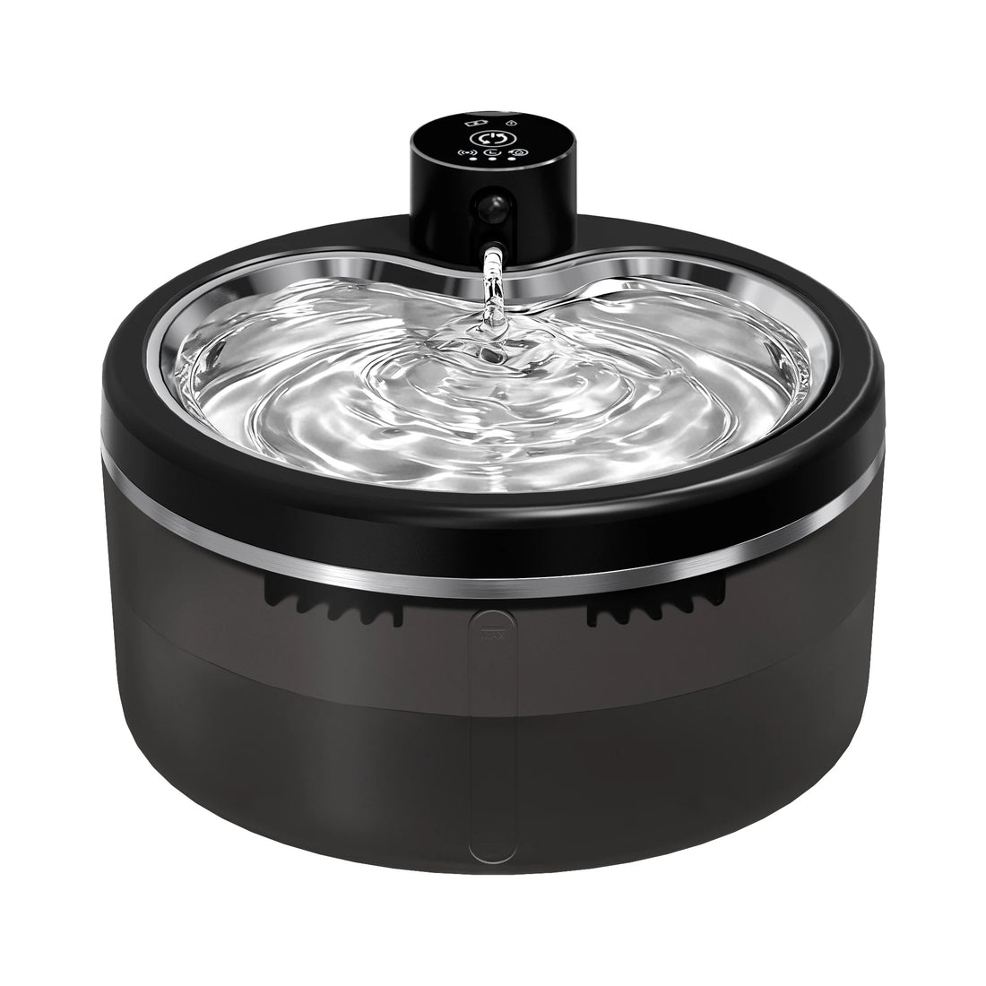 3L Wireless Cat Water Fountain with Stainless Steel Tray