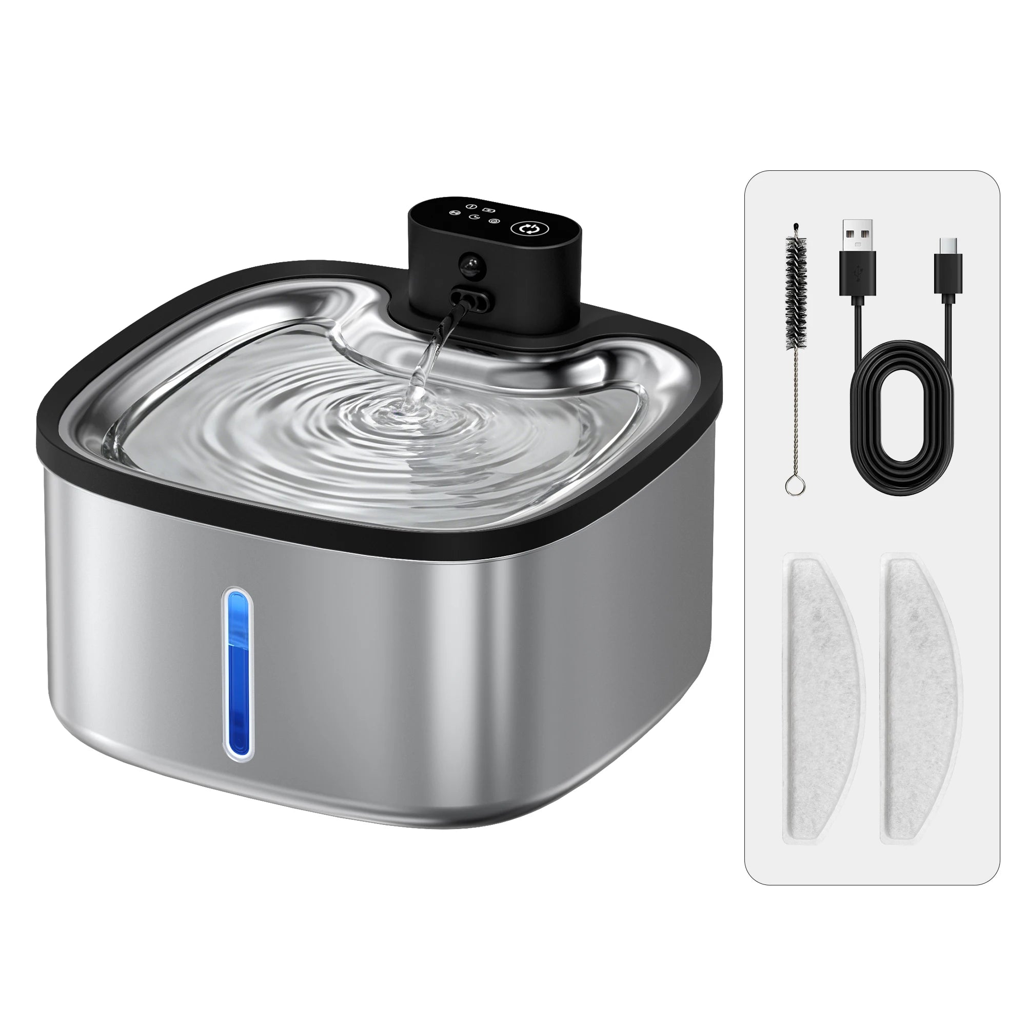 3.5L Cat Water Fountain with 30 Day Battery