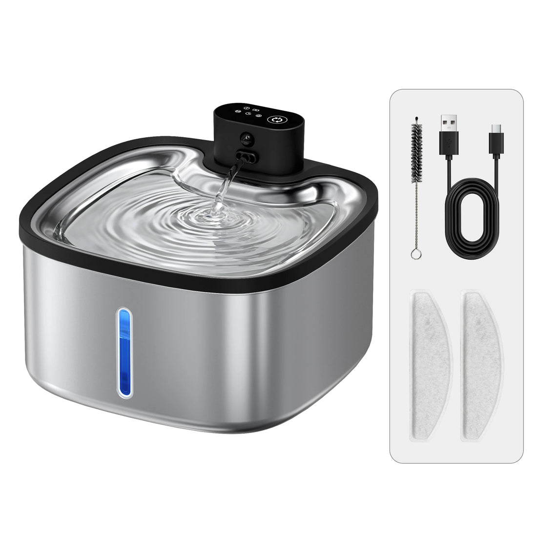 3.5L Cat Water Fountain with 30 Day Battery