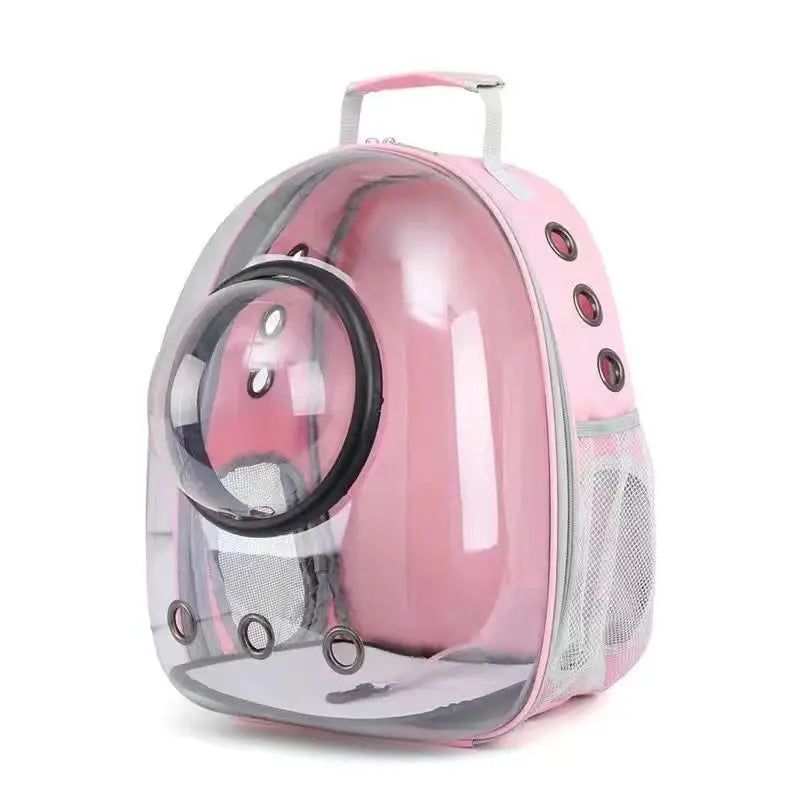 Cat Backpack Carrier with Wide View Bubble Window