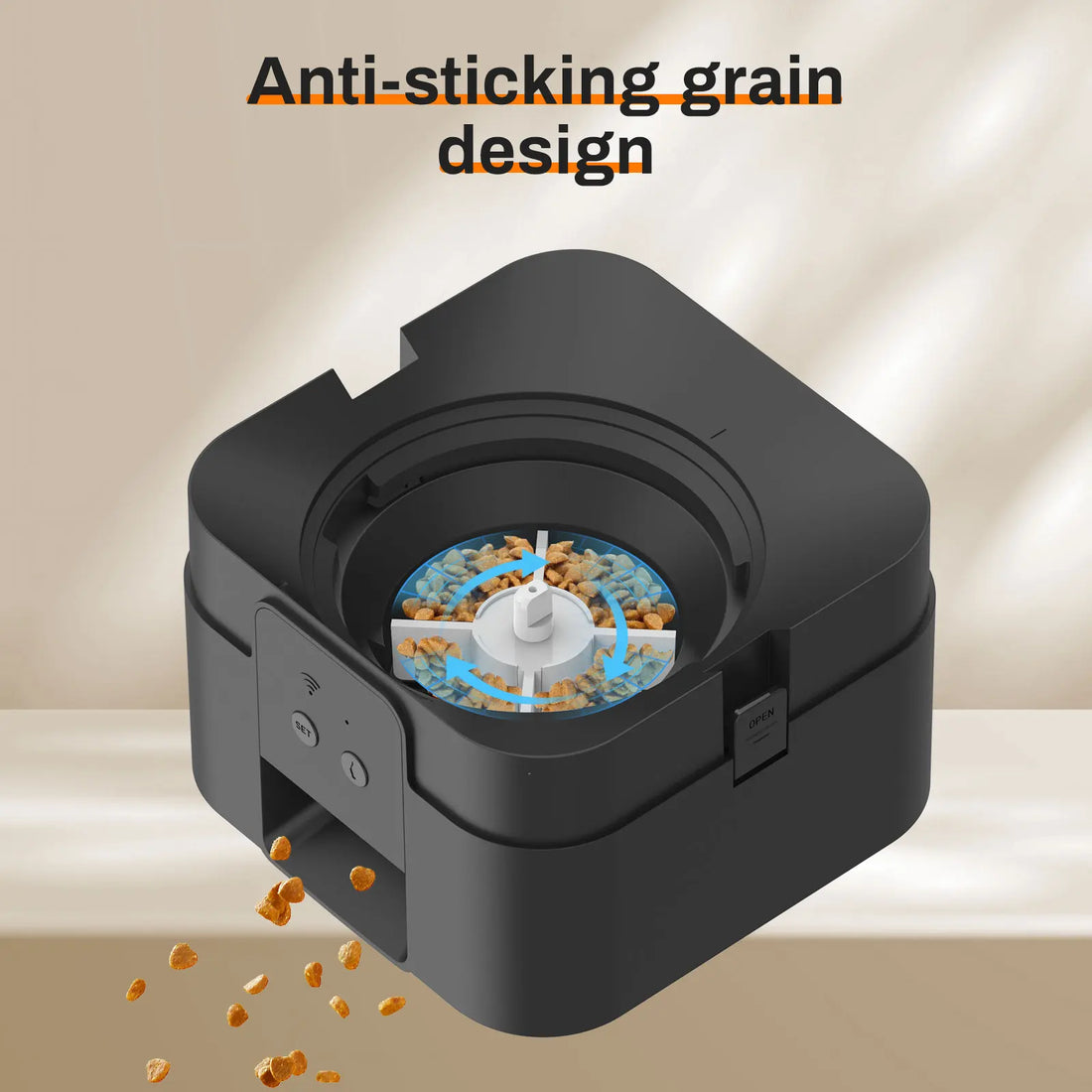 Automatic Timed Pet Feeder with Portion Control