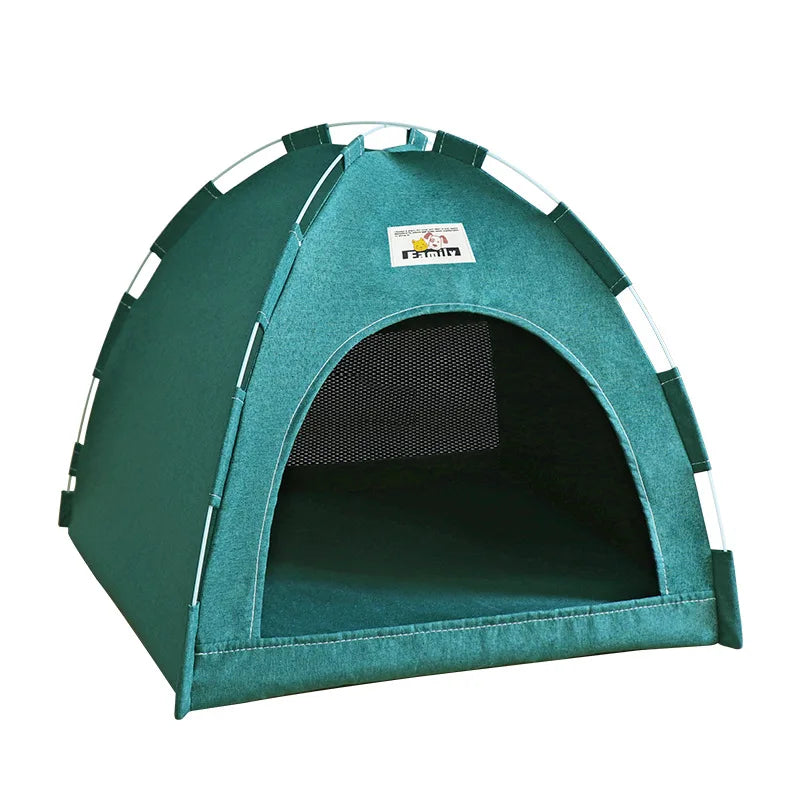 All Season Cat Tent Bed – Comforting Enclosed Cat & Dog House