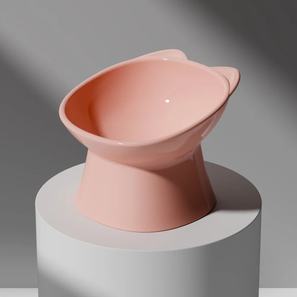 Anti-Tip Raised Cat Bowl