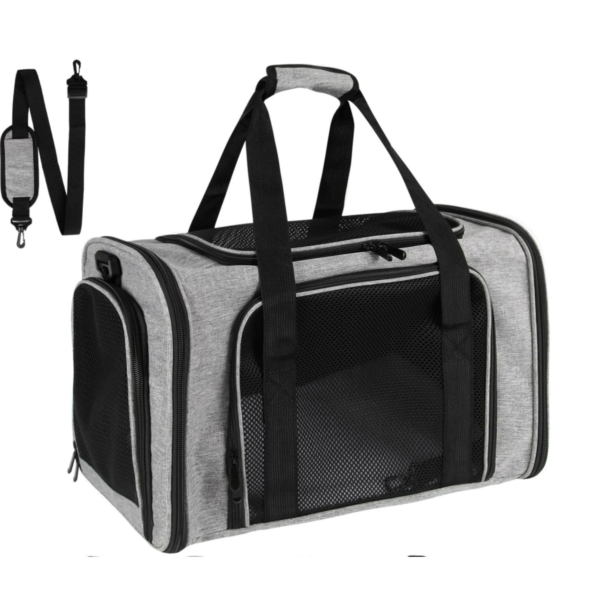 TSA Airline-Approved Soft-Sided Pet Carrier Breathable