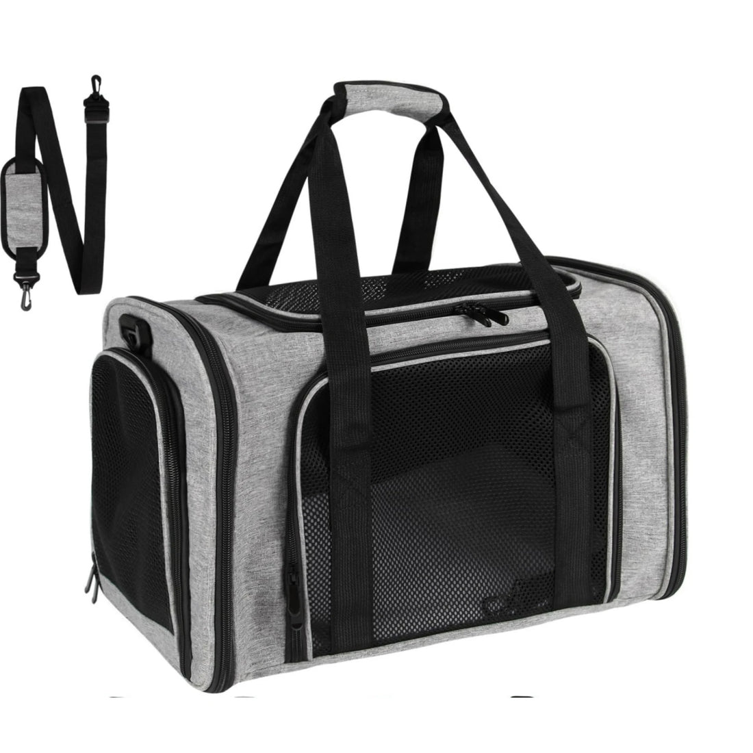 TSA Airline-Approved Soft-Sided Pet Carrier Breathable
