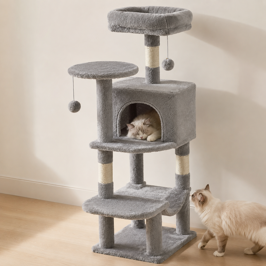 44in Tall Multi-Cat Climbing Tower