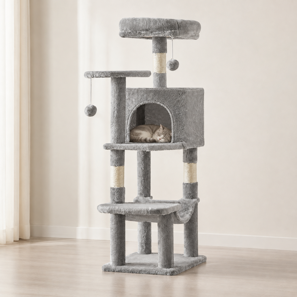 44in Tall Multi-Cat Climbing Tower