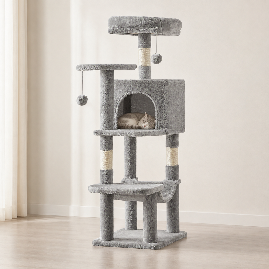 44in Tall Multi-Cat Climbing Tower