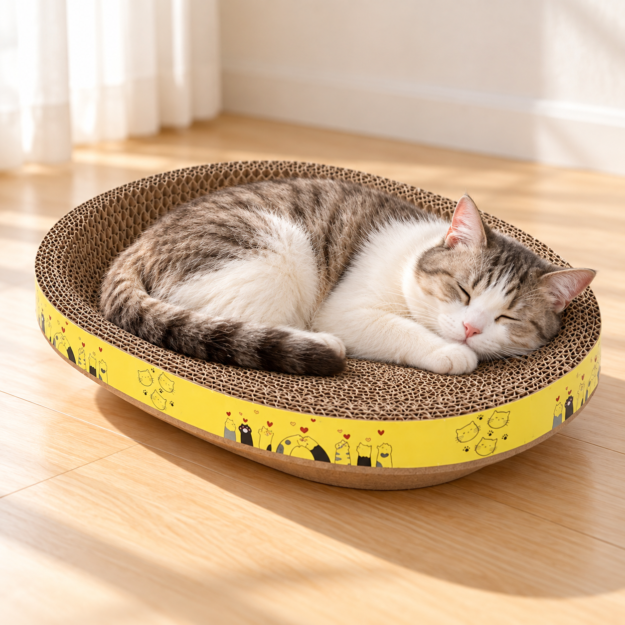 Corrugated Cat Scratching Board