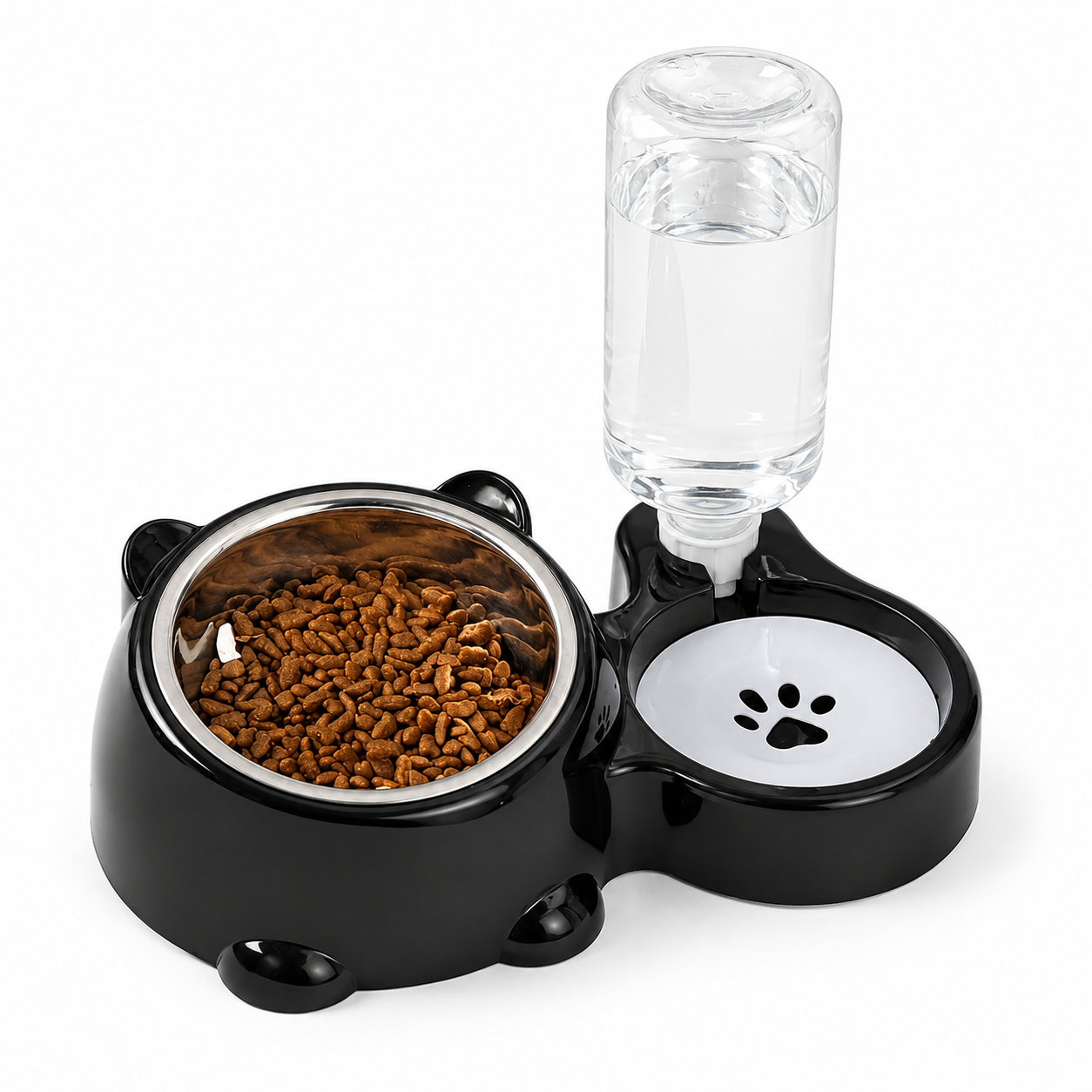 Gravity Water Dispenser and Pet Food Dish