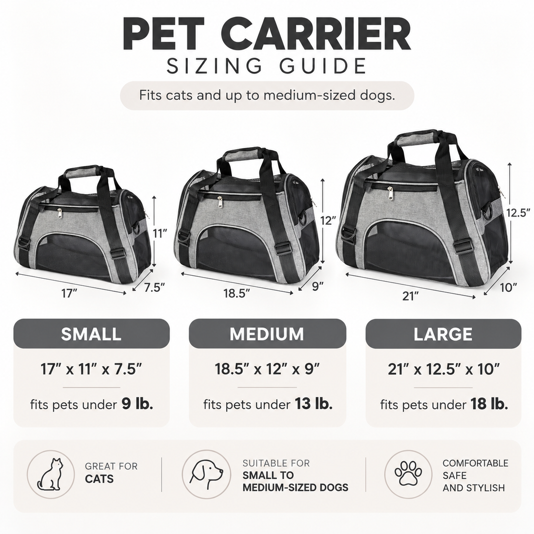 Foldable Mesh Pet Carrier Bag