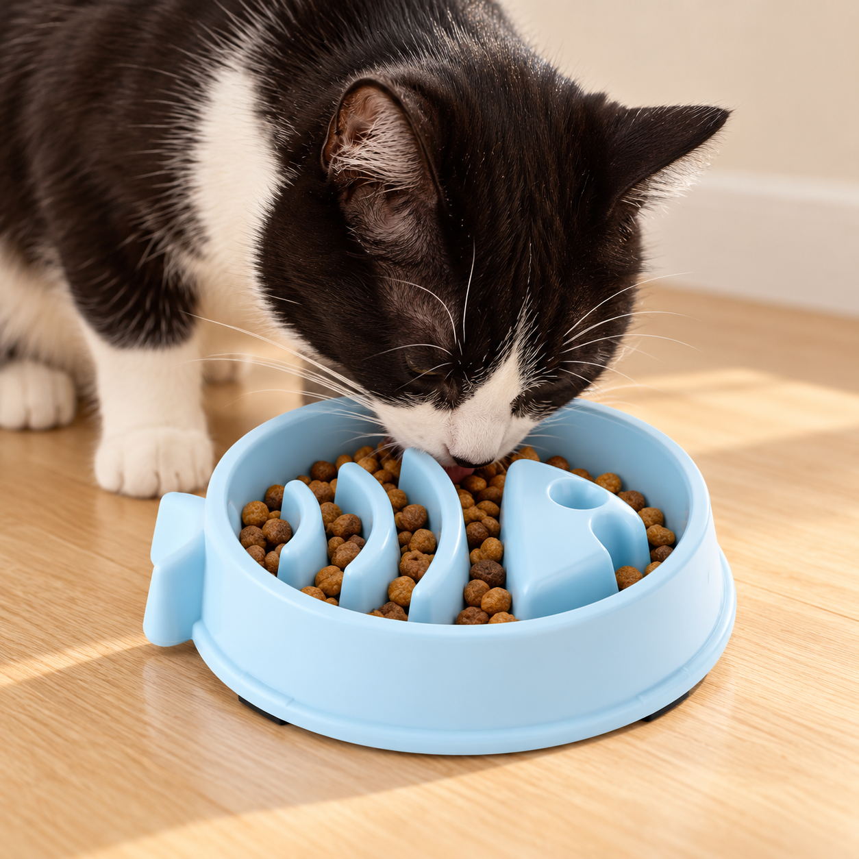 Slow Feeder Bowl for Cats & Dogs
