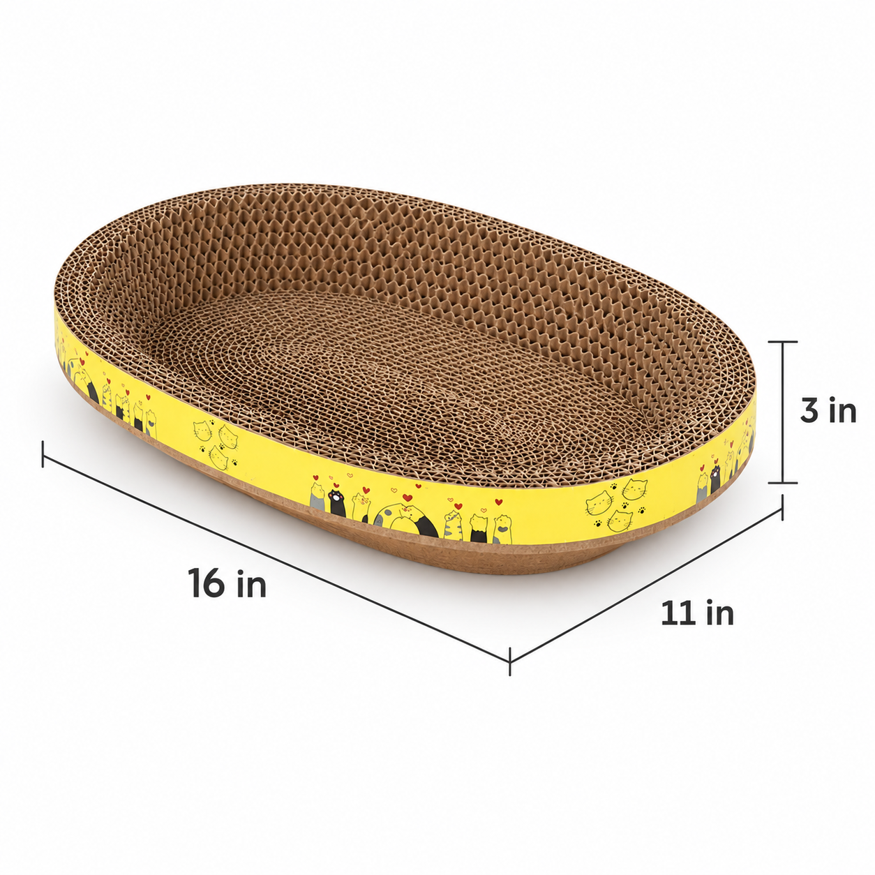 Corrugated Cat Scratching Board