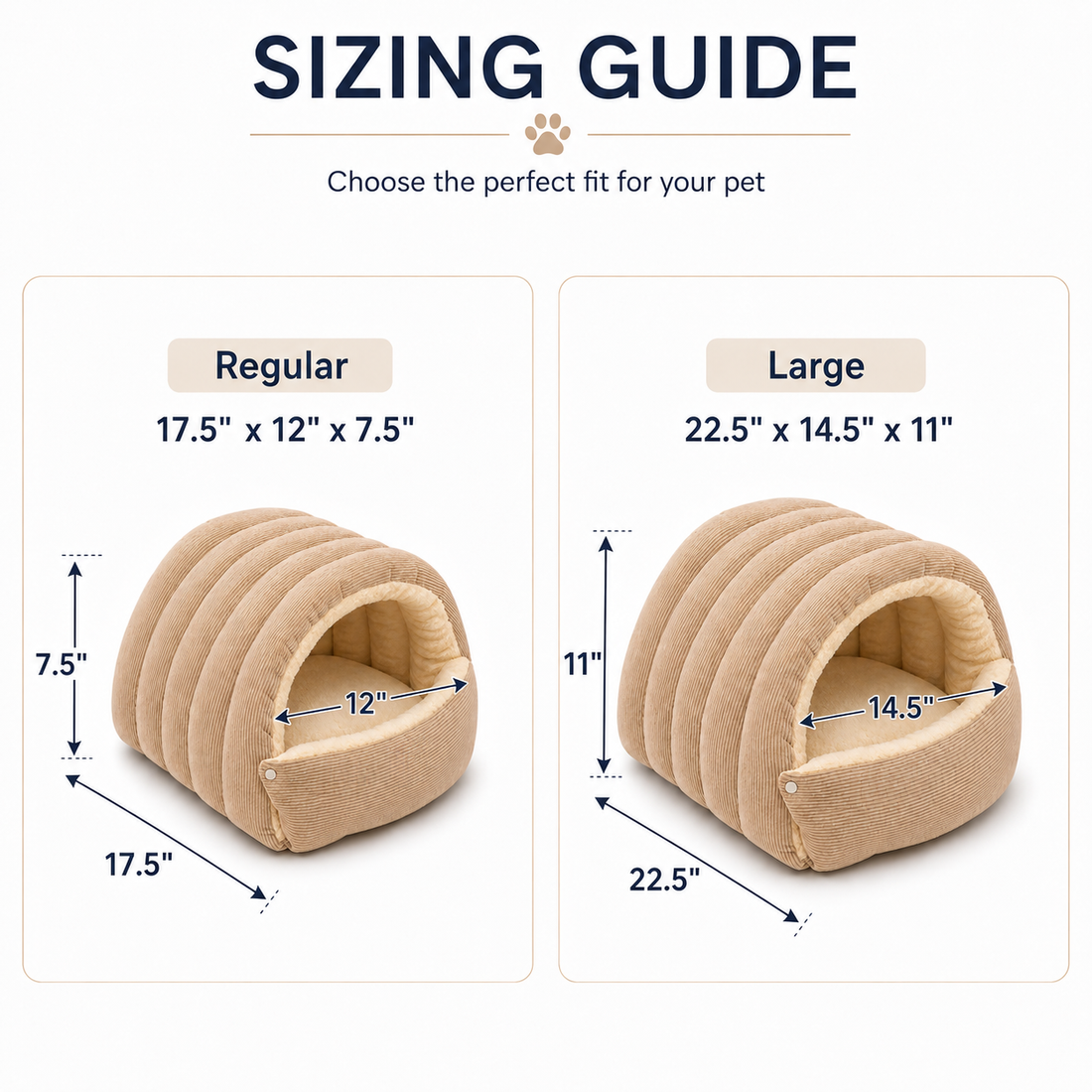 Cozy Cave Cat Bed – Enclosed Plush Sleeping Nest