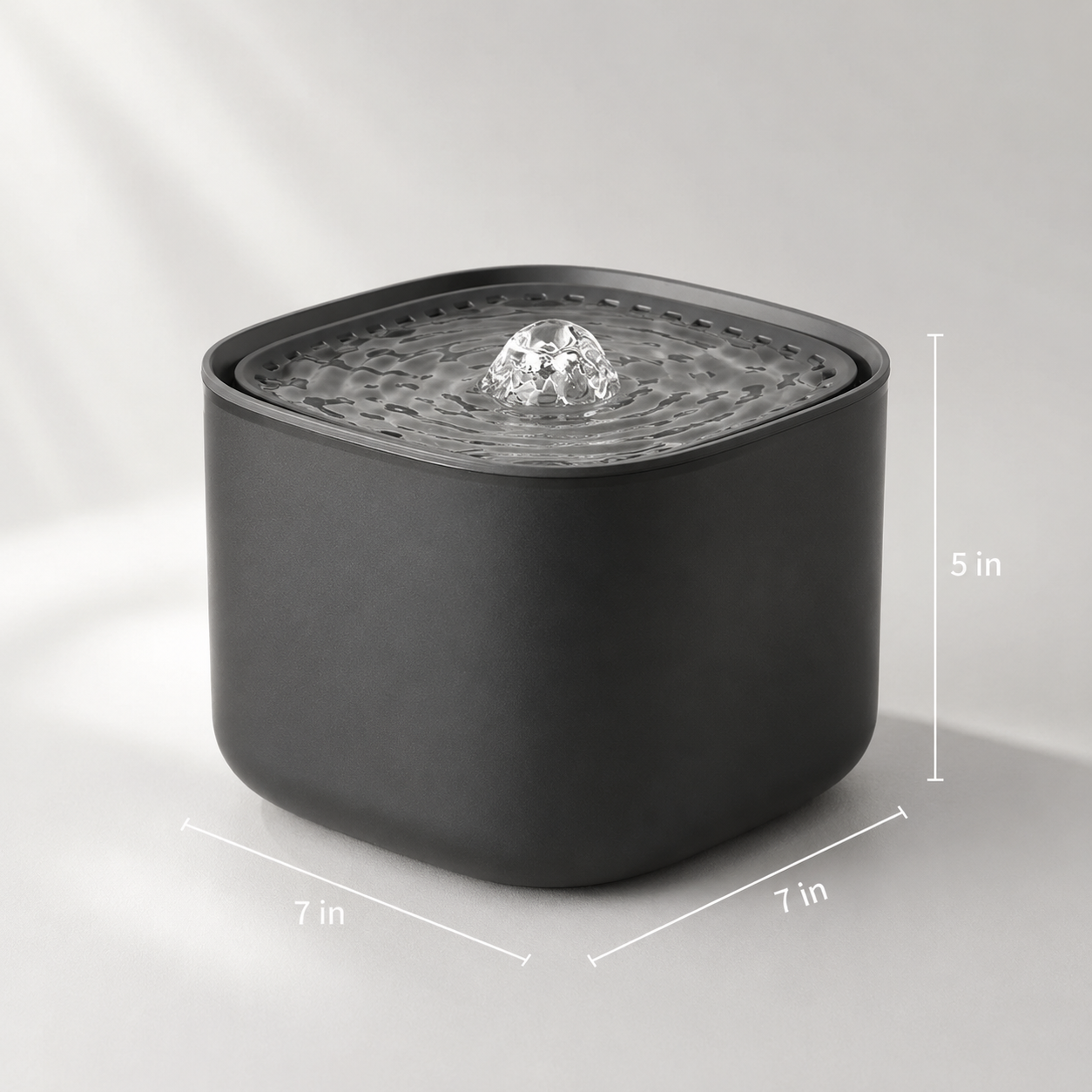 3L Flowing Cat Water Fountain with Auto Recirculating Filter