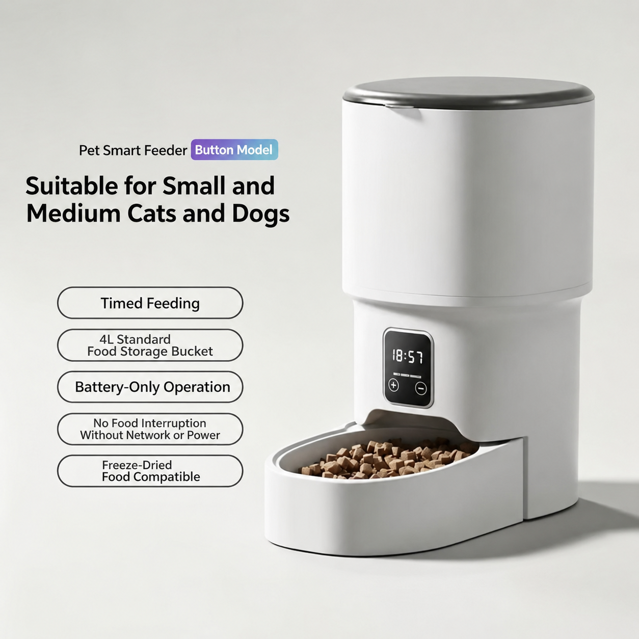 Smart 4L Automatic Pet Feeder