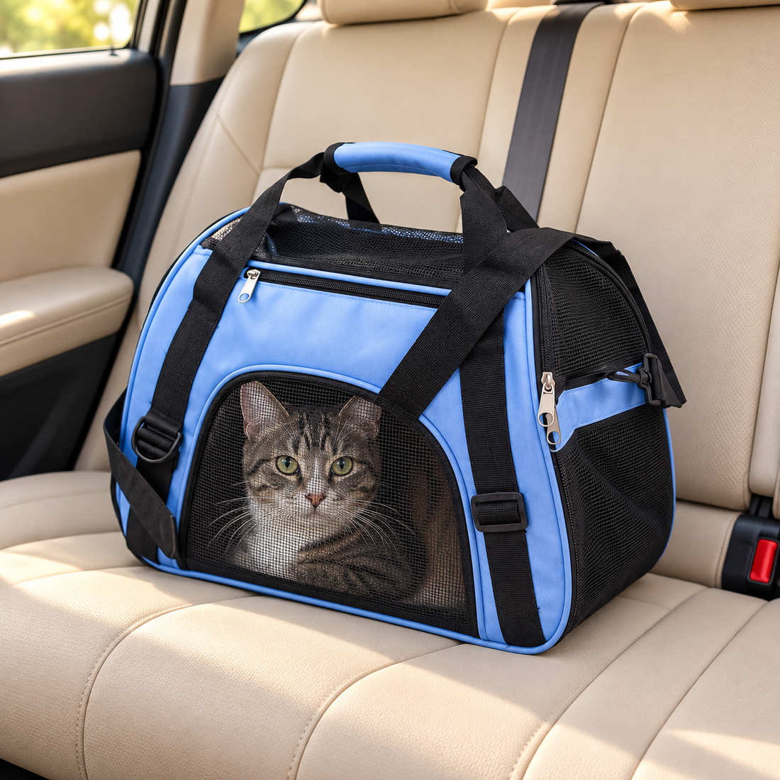 Foldable Mesh Pet Carrier Bag