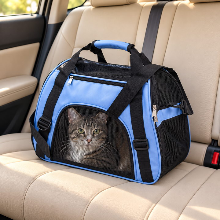 Foldable Mesh Pet Carrier Bag