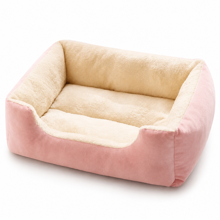 Plush Pet Bed for Cats and Small Dogs